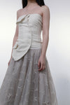 marc le bihanless strap jacket 2643 off White rice white
